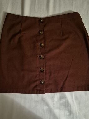 Forever 21 Button Up Mini Skirt